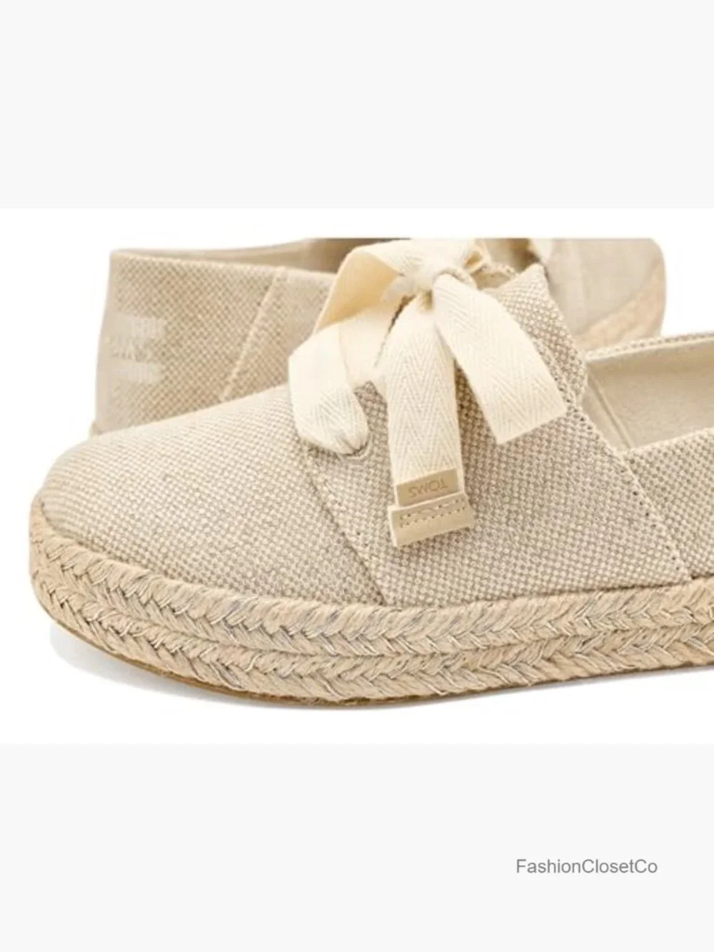 Lace-Up Flatform Espadrille with Removable Insoles